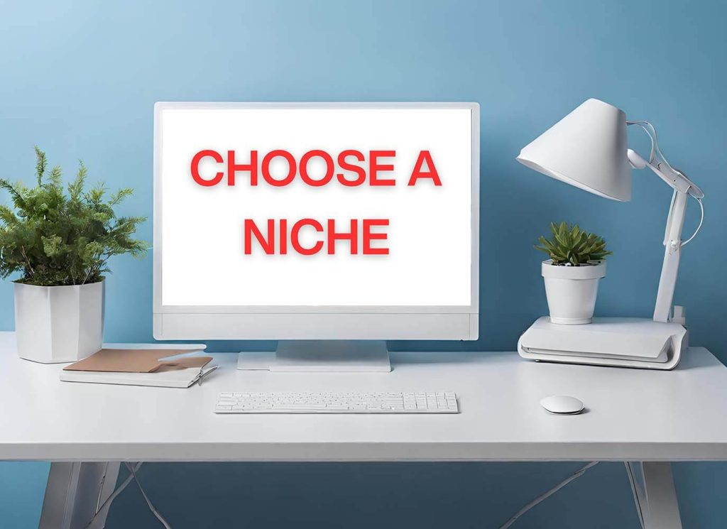 Chose a niche is critical when you start a business