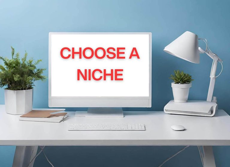 Choose a niche is critical when you start a business