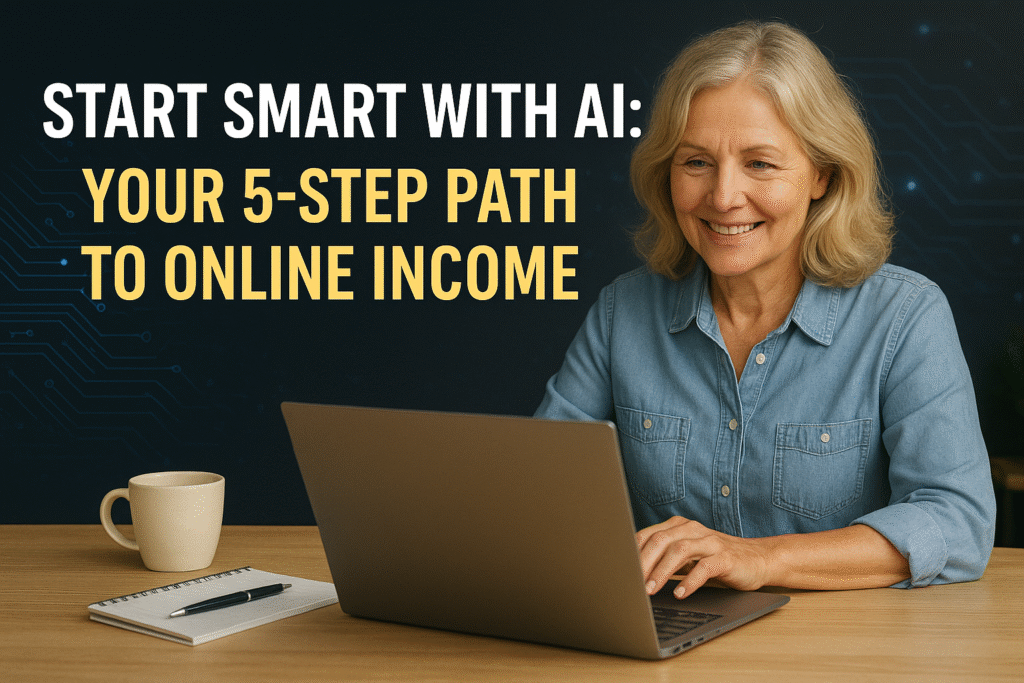 Start Smart with AI, Your 5-Step Path to Online Income.